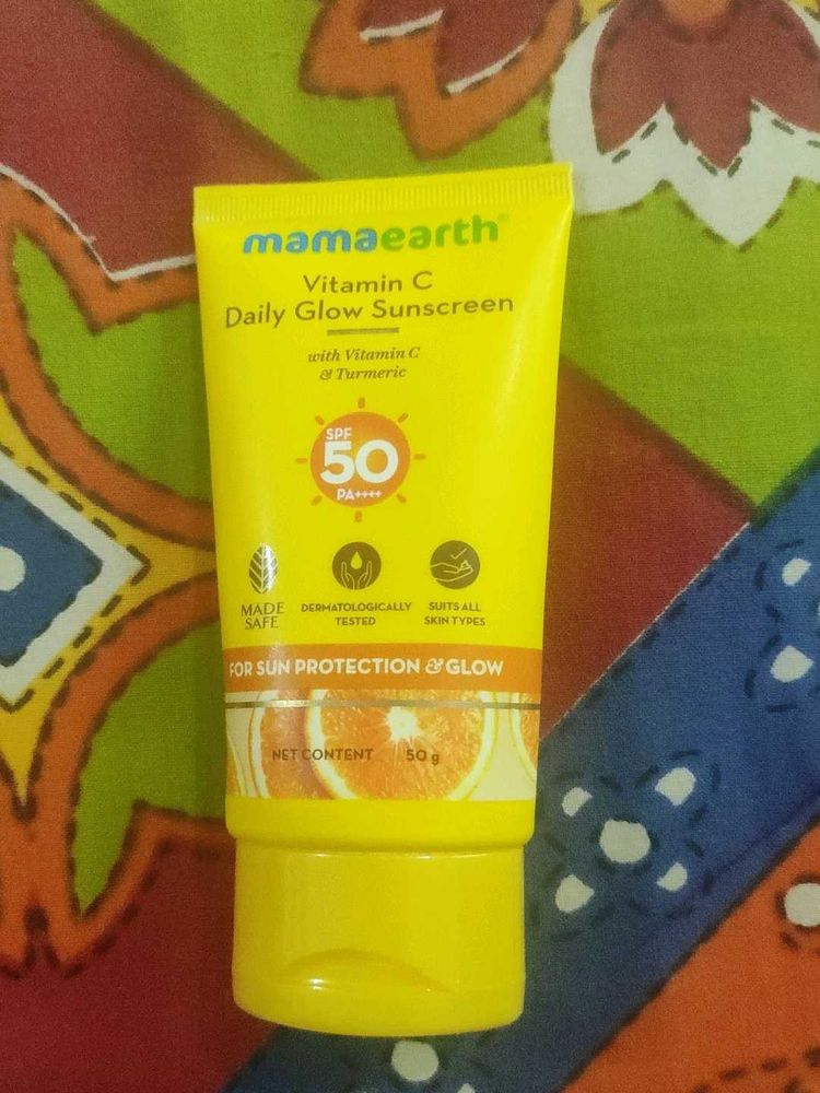 Mamaearth❤️ Vitamin C Daily Glow Sunscreen