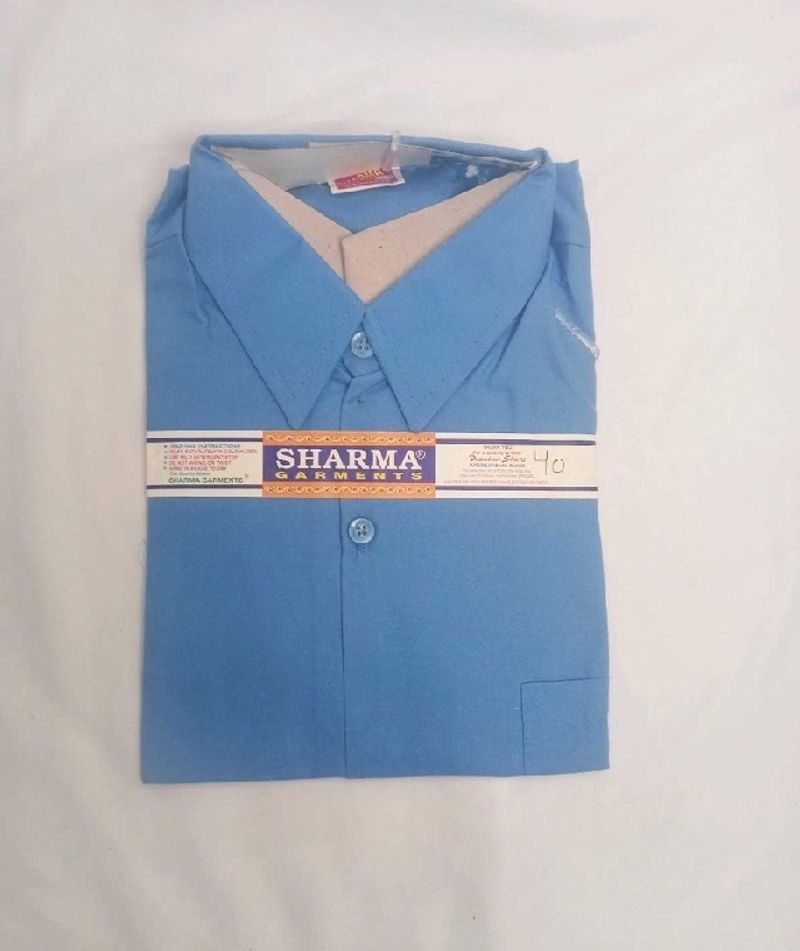 Blue Colour School Shirt (Men’s)