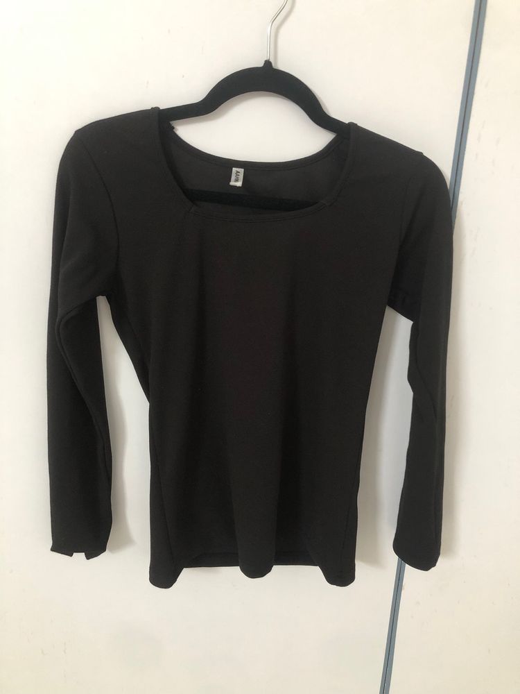 Black Top - Full Sleeve - Size XS