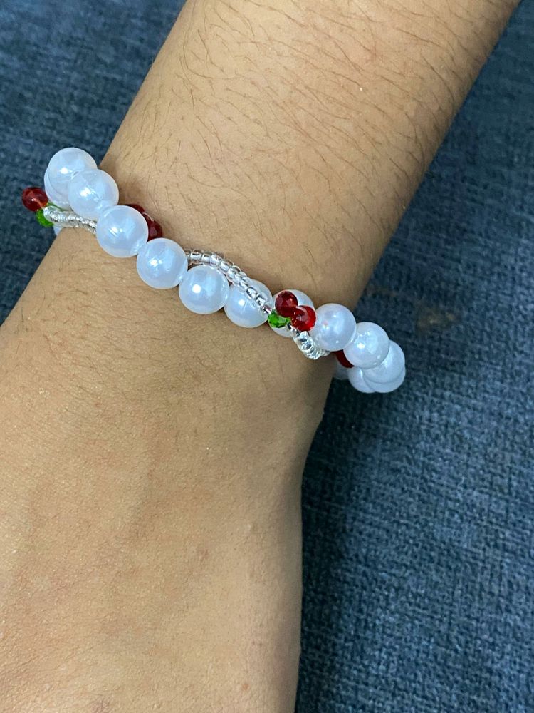 Pearl Cherry 🍒 Bracelet