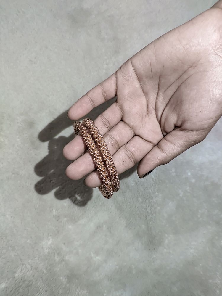 Rose Gold Bangles  For Sale