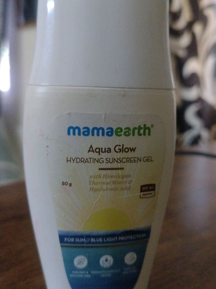 Mama Earth Sunscreen.....Half Bottle