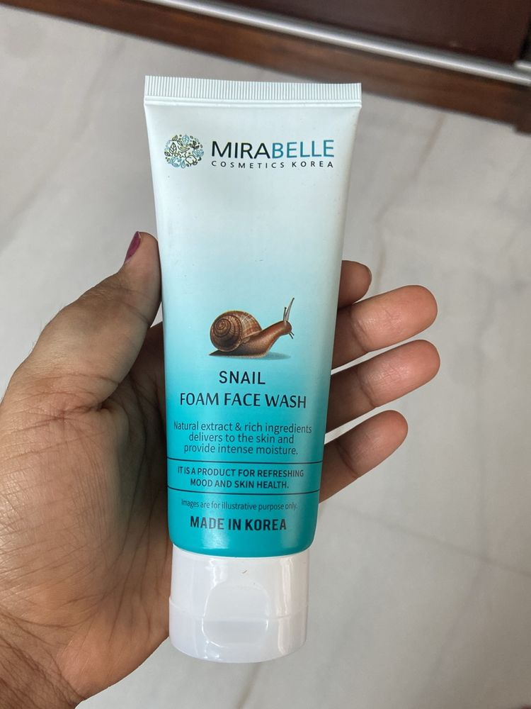 Mirabelle Snail Foam Face Wash