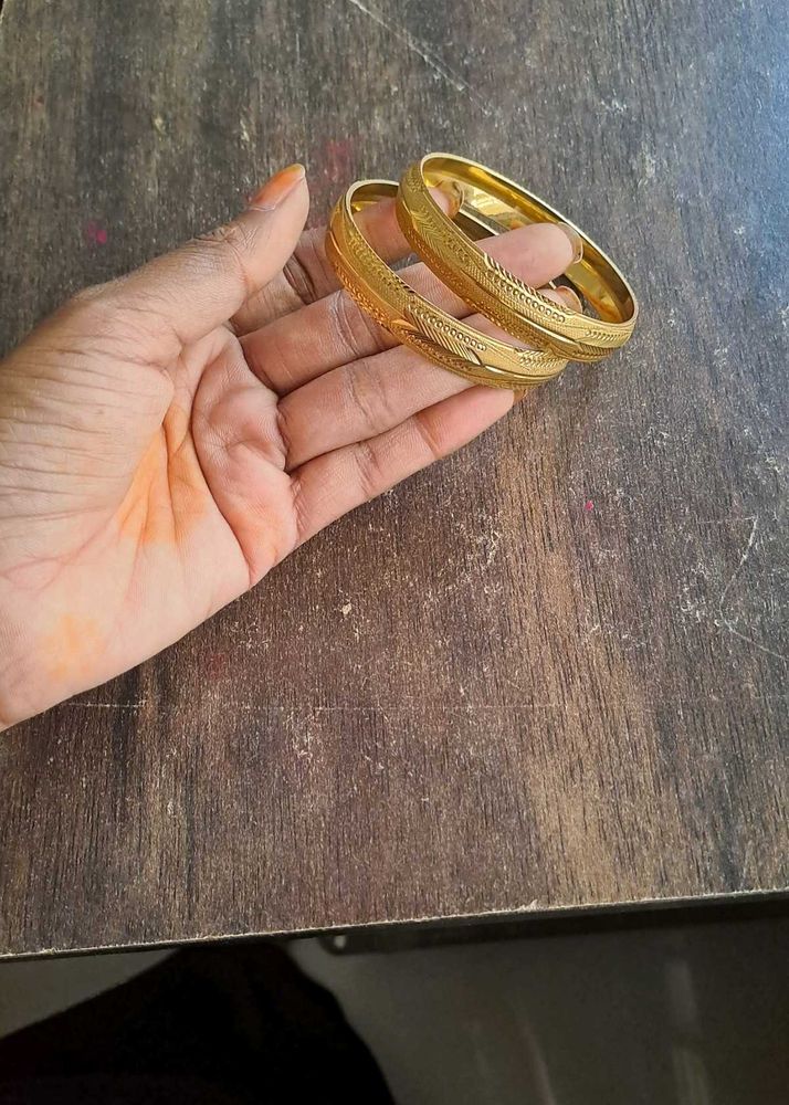 Gold Plated Bangles