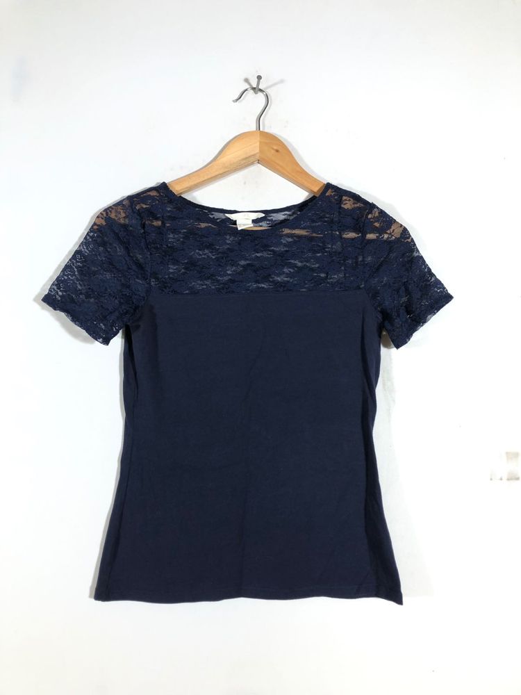 Navy Blue Casual Top (Women’s)