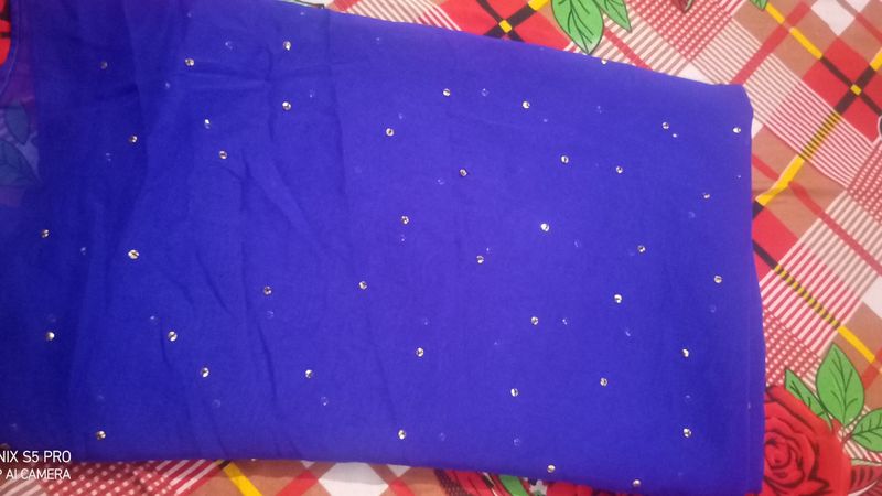 Beutiful Blue Saree