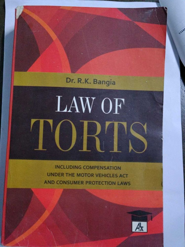 Law Of Tort Book