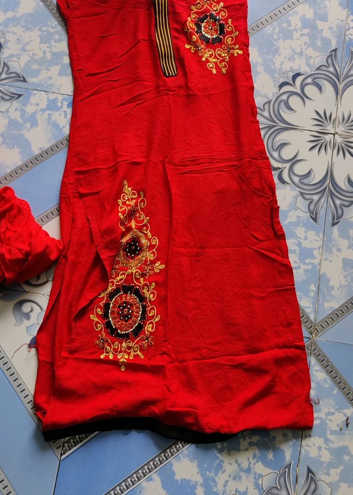 Beautiful ❤️ Red Kurti Combo