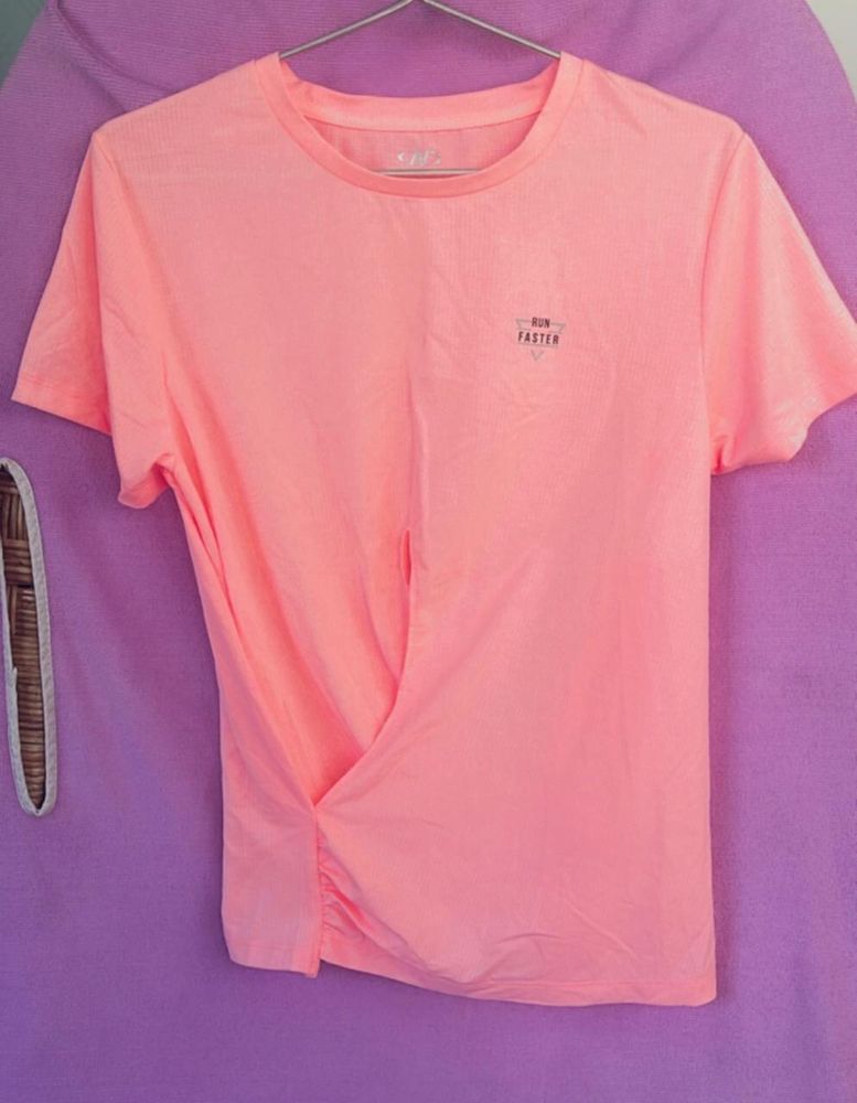 Womens Cut Peach Top