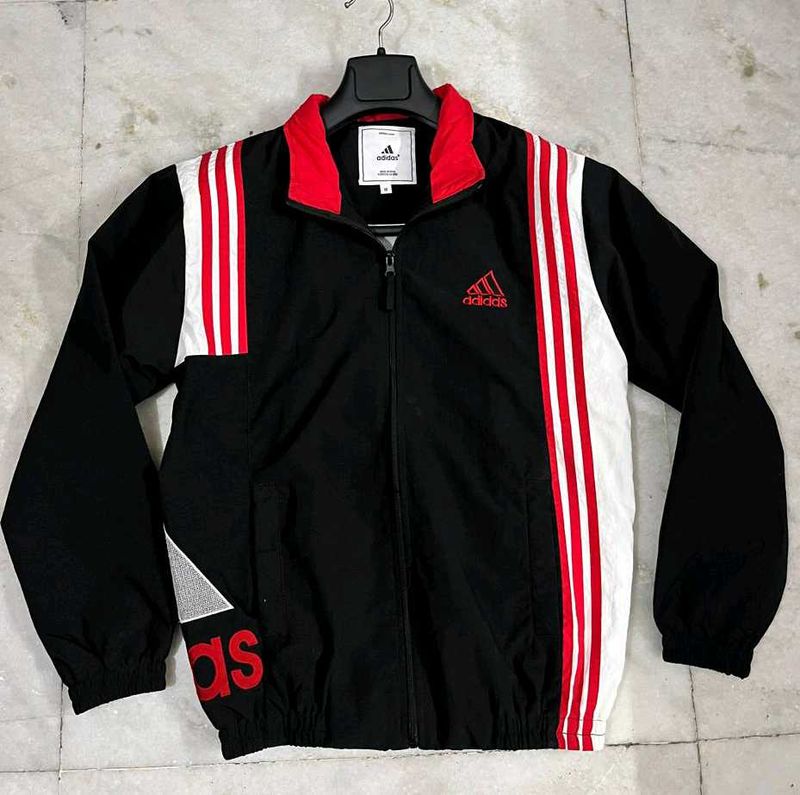 ADIDAS BLACK WINDCHEATER JACKET