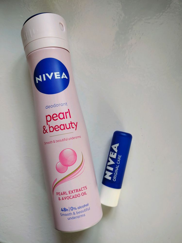 Nivea Deo and Lip Balm