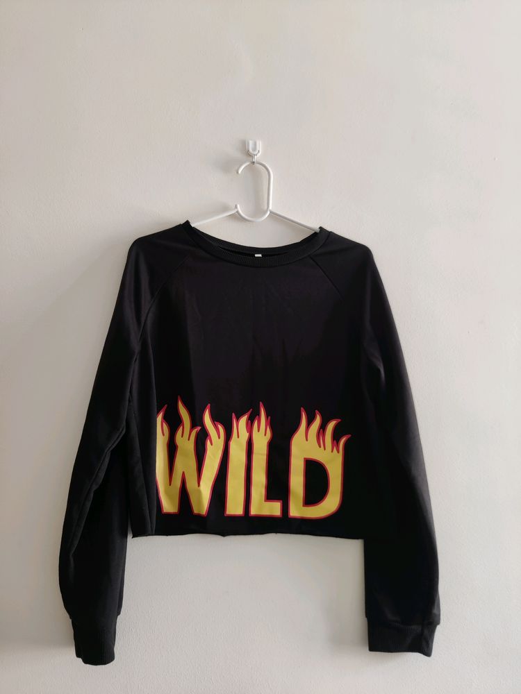 Y2K🎀CROP SWEATSHIRT