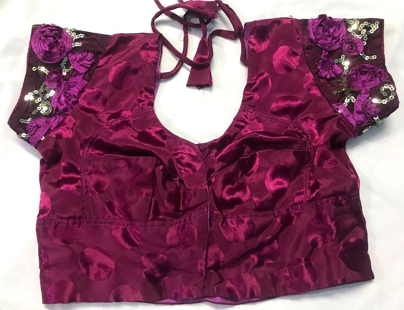 Magenta Blouse