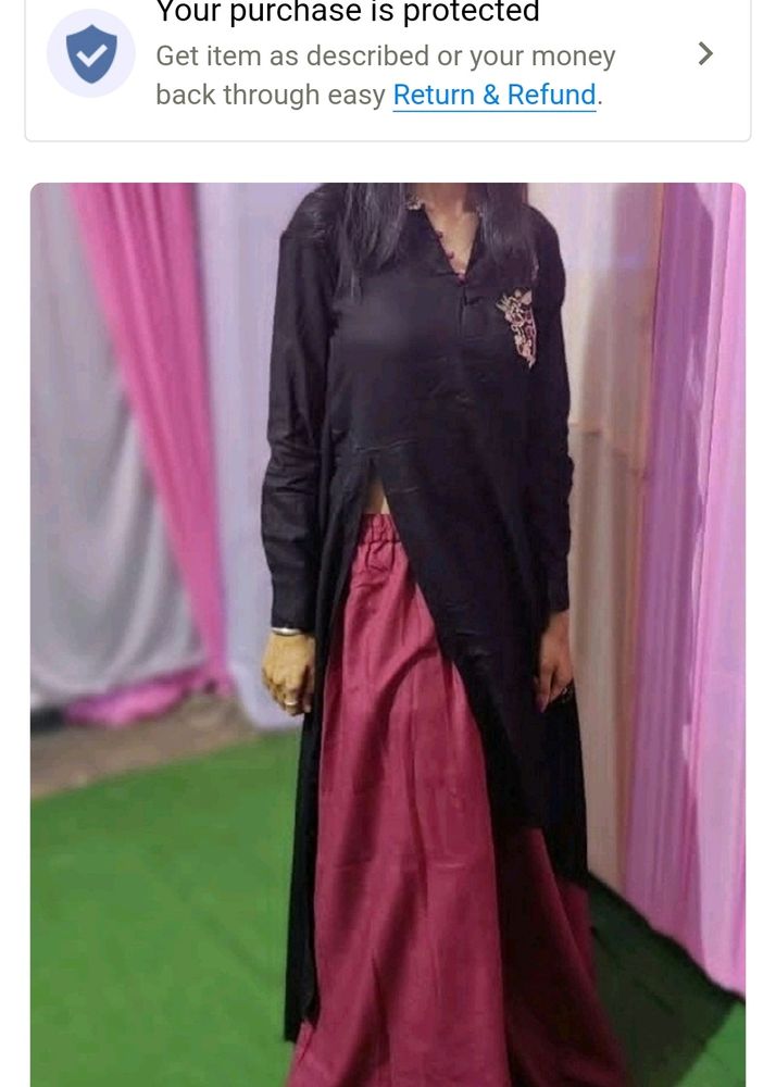 Skirt Kurta Set