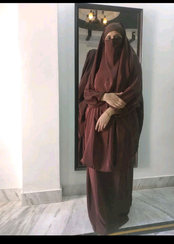 Jilbab Naqab With Nose Piece Freesize