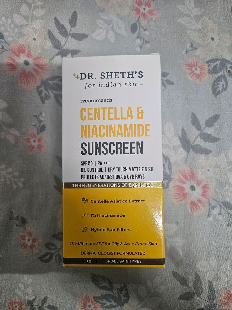 Dr. Sheths Centella and Niacinamide Sunscreen