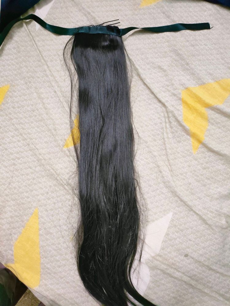 28 inches black pony extension