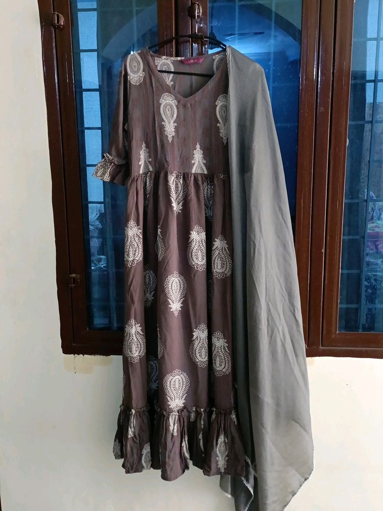 Beautiful Libas Dress With Dupatta.