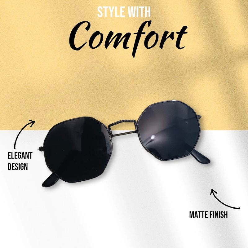 Matte Black Sunglasses