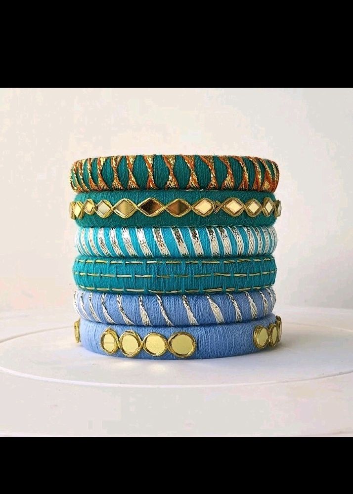 Blue Shade Bangles 💙