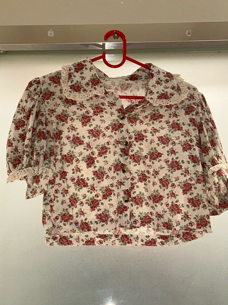 Bombay Paisley Pink Floral Top