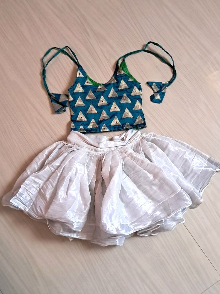 Girlbaby Sea Green Skirtset