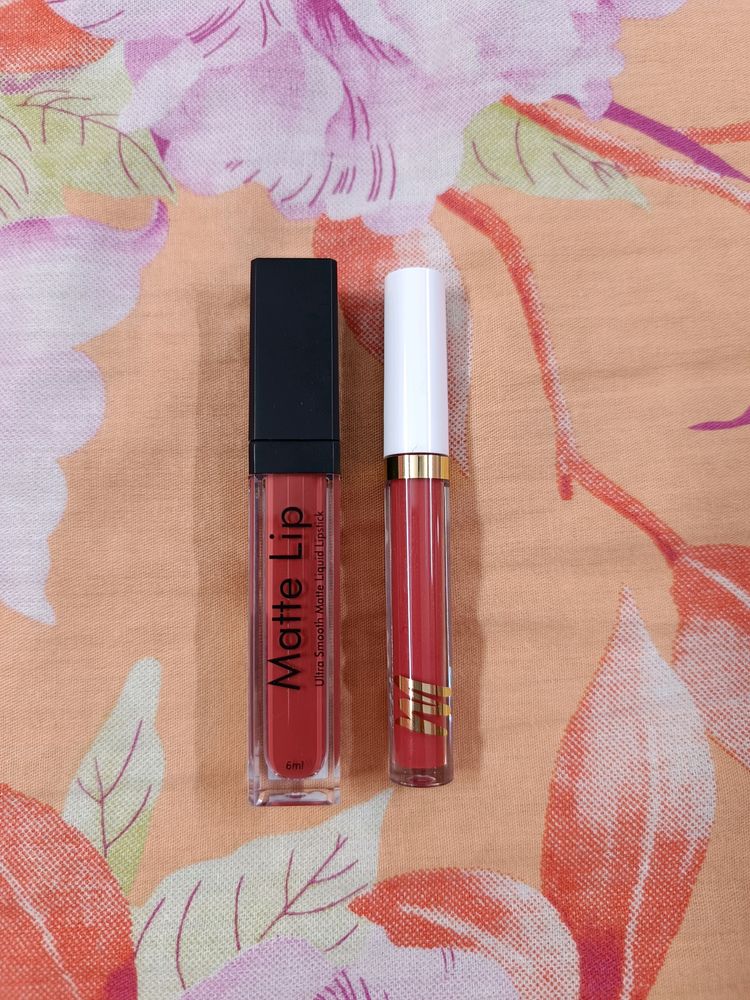 Combo Of Swiss Beauty And MyGlamm Lipstick