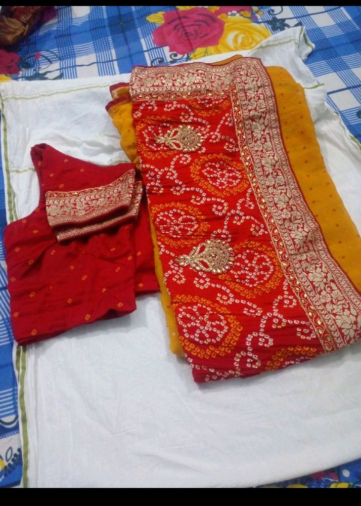 Saree for Women Blouse size 42.