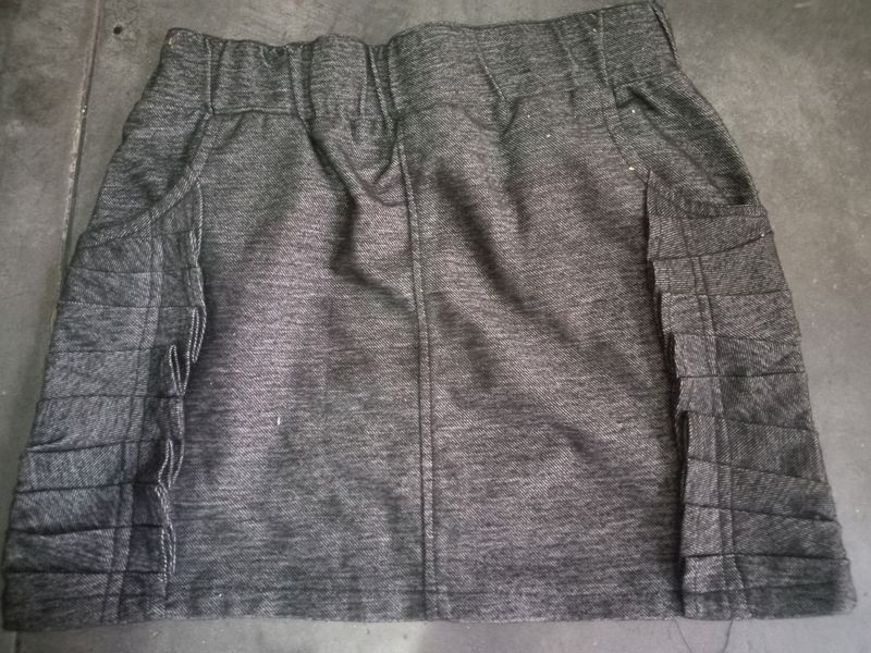 Charcoal Mini Skirt For Women