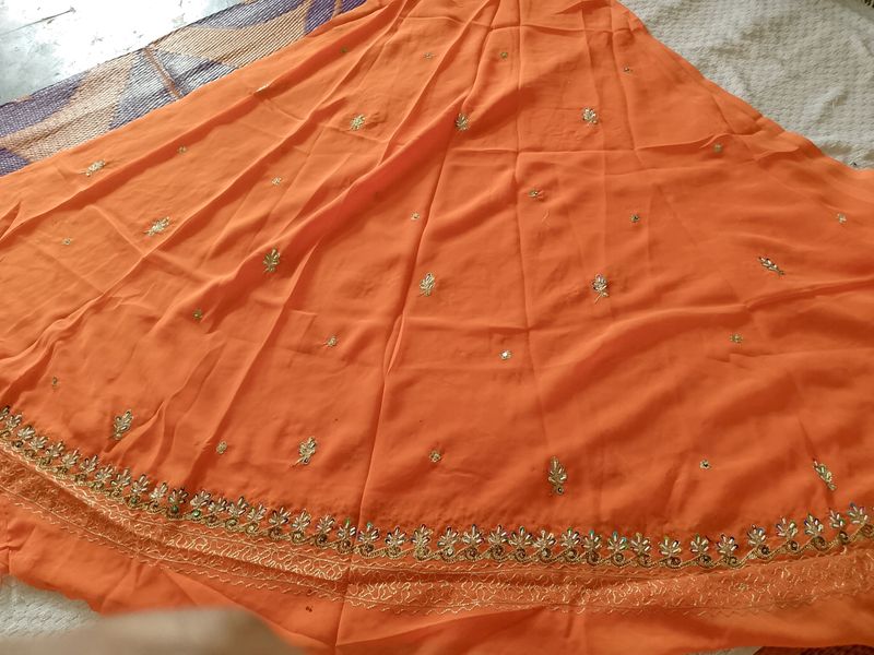 Lehenga Choli Fabric Duptta Unstitched