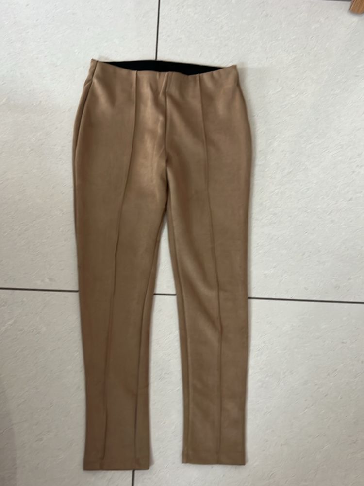 High Rise Beige Treggins  For Women New 🆕