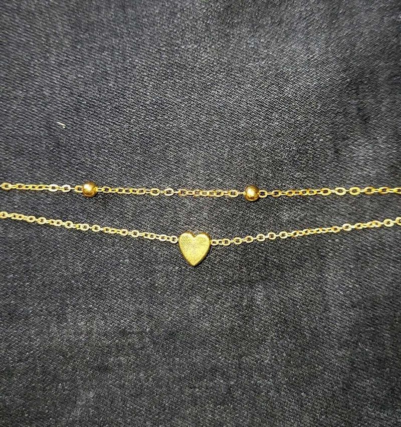 Gold-plated Double Layer Anklet✨️