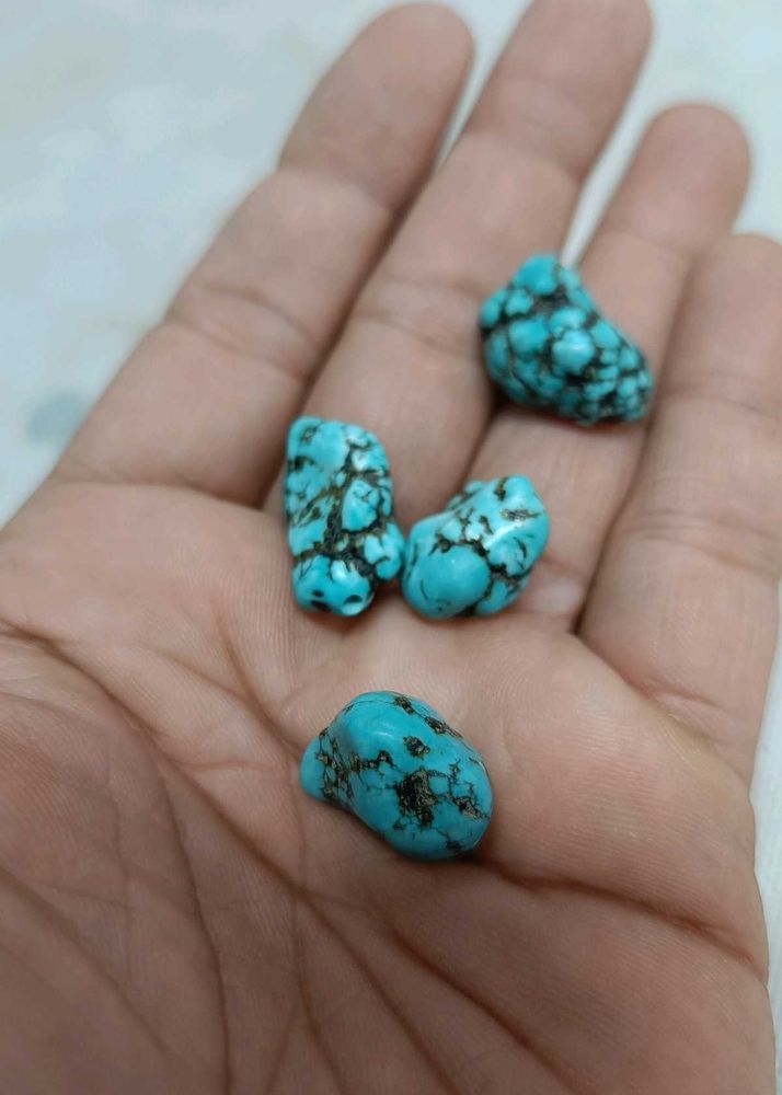 Turquoise Drilled Natural Shape Beads