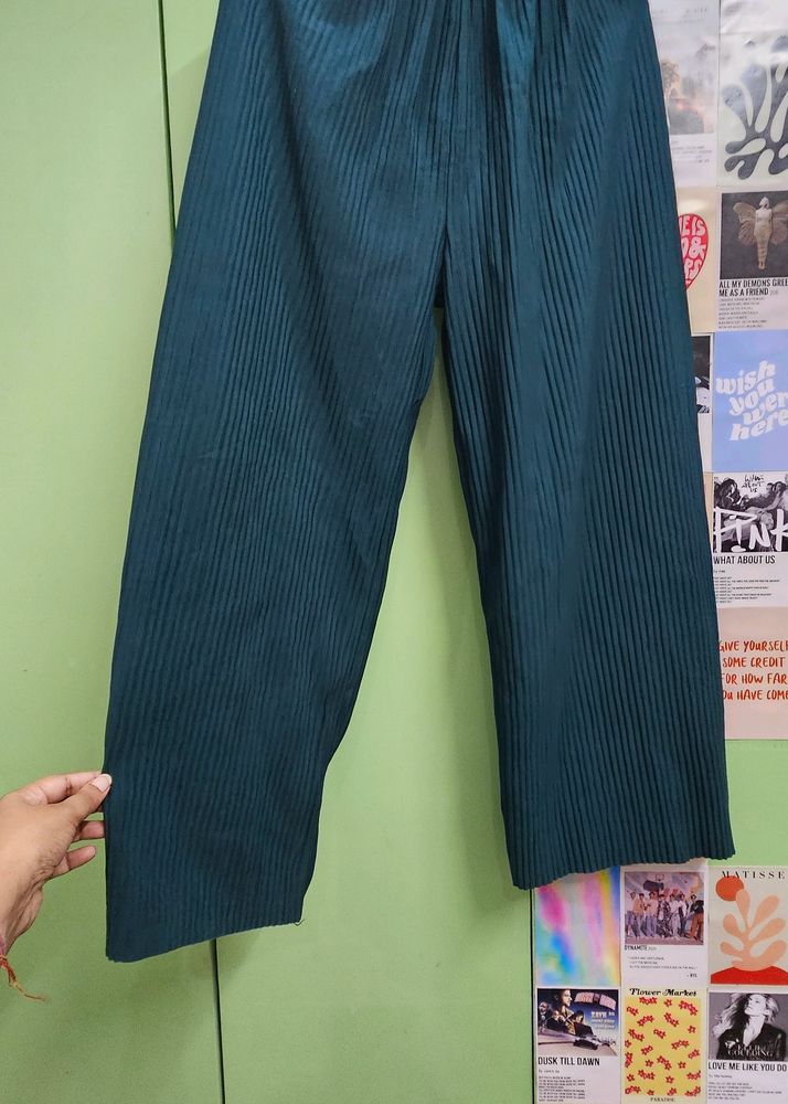 Green Plazzo Pants