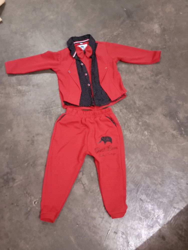 Boy Suit Red ♥️ And Black 🖤