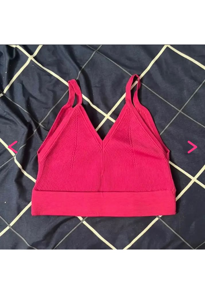 Only Pink Crop Top Or Bralette