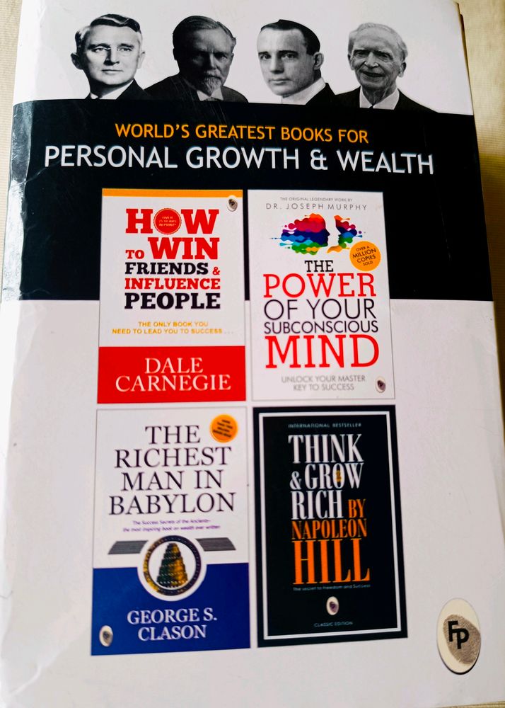 Personal Growth And Wealth related 4 Books