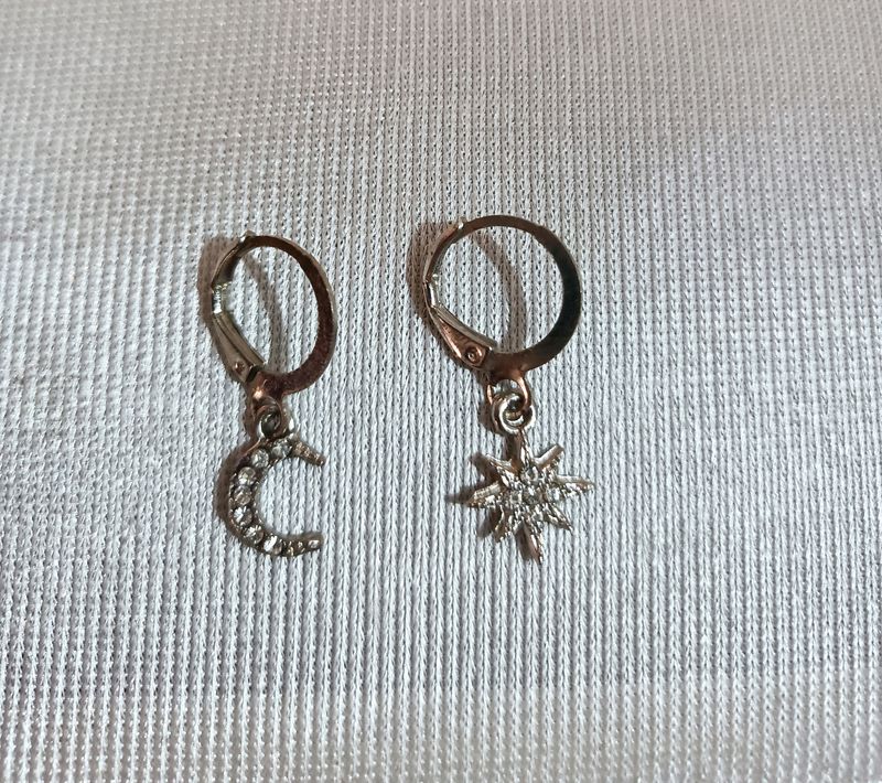 COMBO Of Silver & Gold Earrings