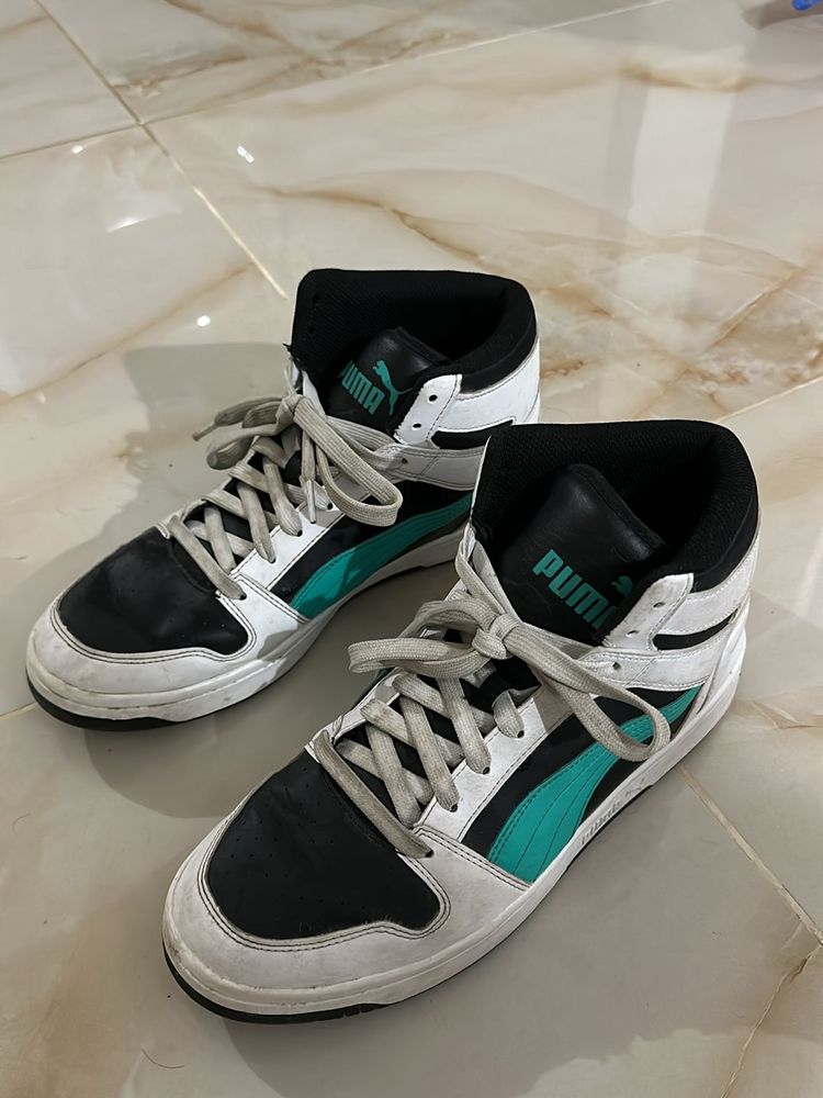 Puma White Sneakers | Ankle Edition