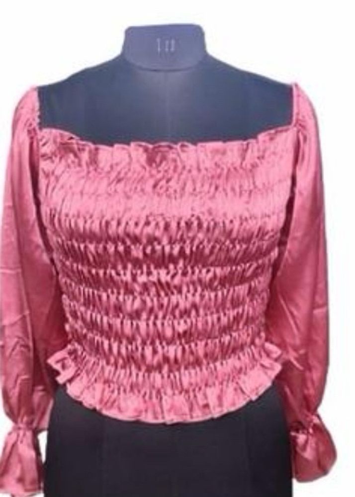 Crop Top, Rose Colour ,Party Wear