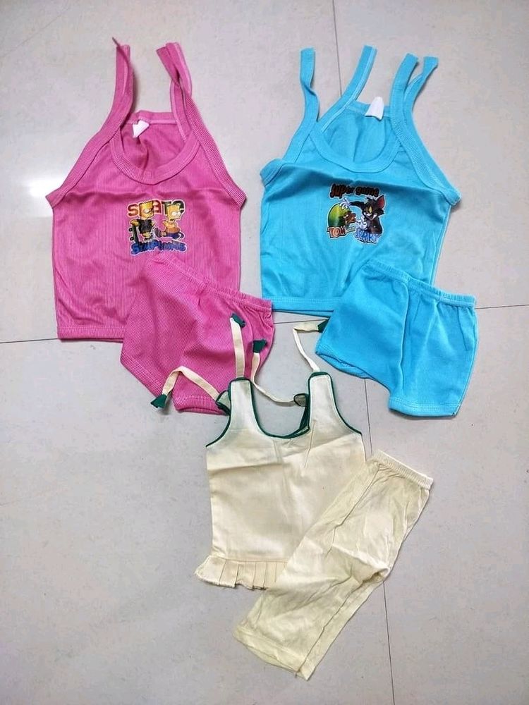 3 Sets Of New Born Clothes