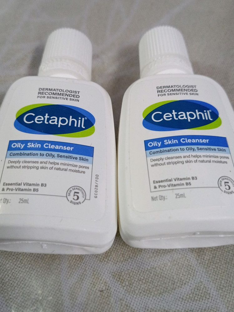 Combo Of 2 Mini Cetaphil Oily Skin Cleanser