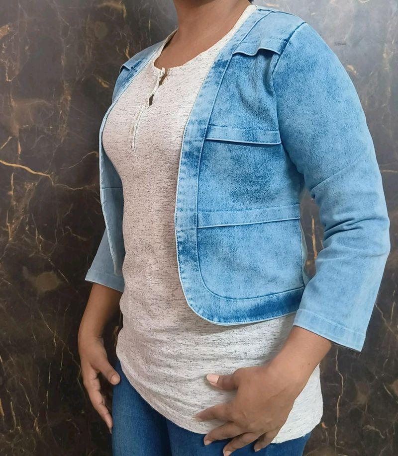 Women Denim Shrug