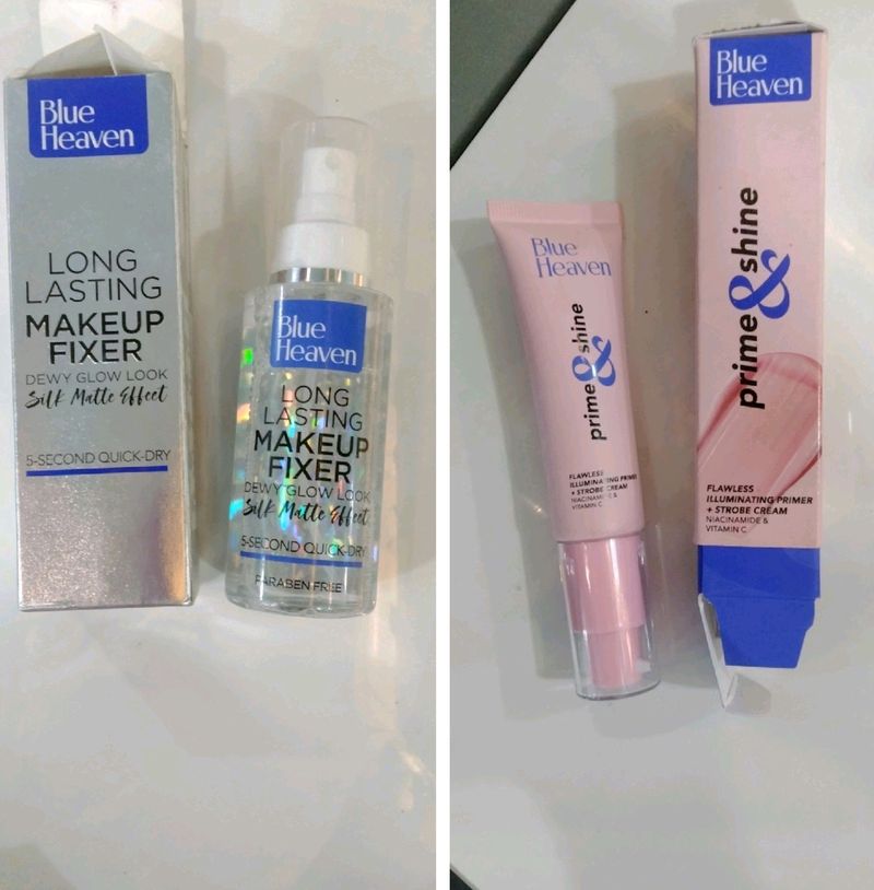 2 Combo Big Size Makeup Fixer And Strobe Cream