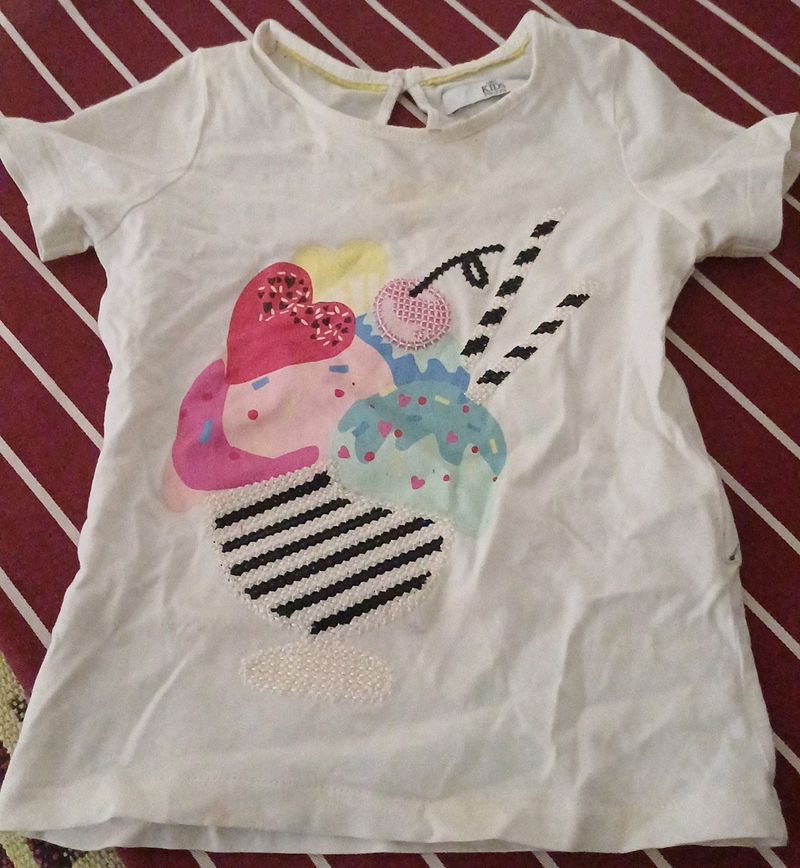 M&S Kids Ice Cream Tee