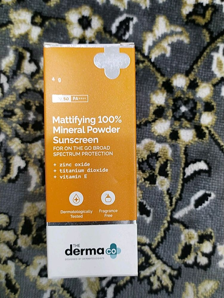 Mattifying 100%mineral Powder Sunscreen