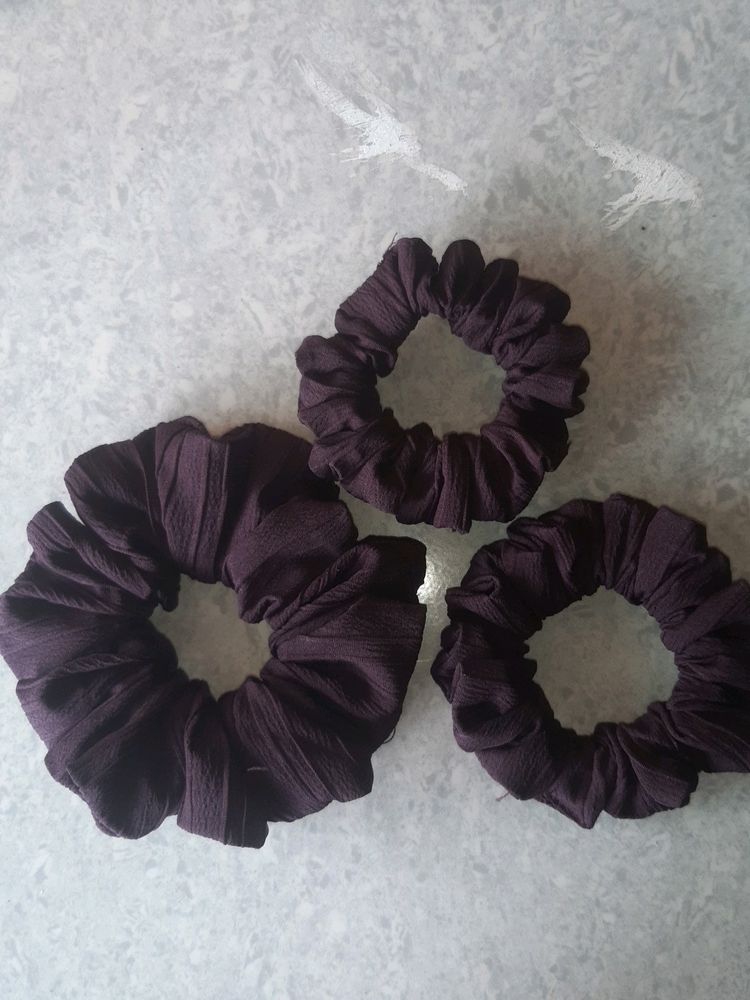 Purple Scrunchies