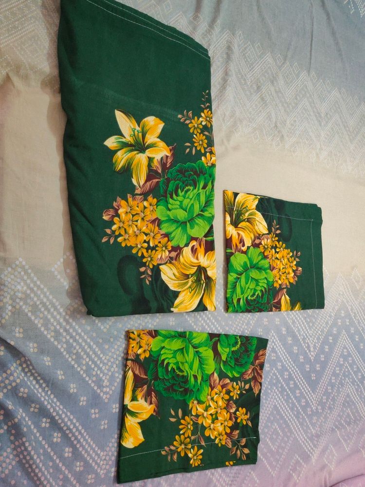 Green Festive Bedsheet