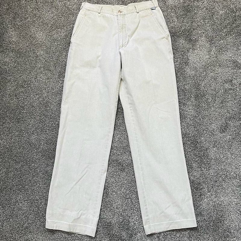 H&M Off White Semi Formal Pants