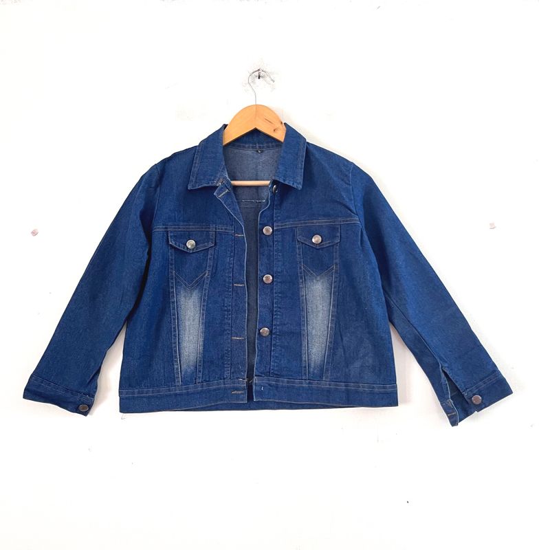 Navy Blue Denim Jacket (Women)